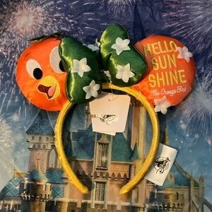 Disney Orange and Green Orange Bird Headband ears